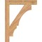 Ekena Millwork Balboa Block Smooth Bracket, Western Red Cedar, 3 1/2"W x 26"D x 34"H BKT04X26X34BOA05SWR - alternate 3